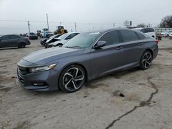 Salvage cars for sale at Oklahoma City, OK auction: 2019 Honda Accord Sport