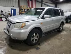 Salvage cars for sale at West Mifflin, PA auction: 2007 Honda Pilot EX