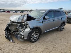 Salvage cars for sale at San Antonio, TX auction: 2016 Mitsubishi Outlander SE