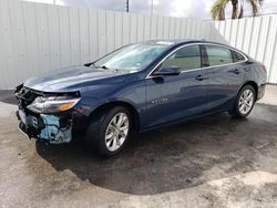 Salvage cars for sale from Copart Riverview, FL: 2022 Chevrolet Malibu LT