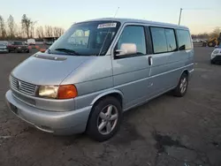 Volkswagen Vehiculos salvage en venta: 2003 Volkswagen Eurovan MV