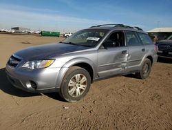 Salvage cars for sale at Brighton, CO auction: 2008 Subaru Outback