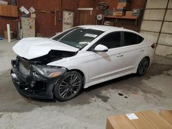 Hyundai Elantra Sport salvage cars for sale: 2017 Hyundai Elantra Sport