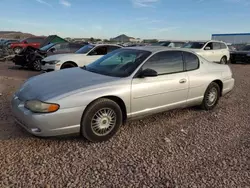 Salvage cars for sale at Phoenix, AZ auction: 2000 Chevrolet Monte Carlo LS