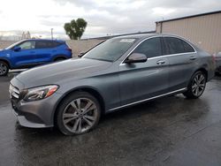 Salvage cars for sale from Copart Colton, CA: 2018 Mercedes-Benz C 300 4matic