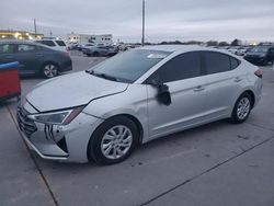 Salvage cars for sale at Grand Prairie, TX auction: 2019 Hyundai Elantra SE