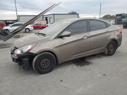 Salvage cars for sale at Orlando, FL auction: 2013 Hyundai Accent GLS