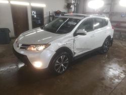 Salvage cars for sale at Pekin, IL auction: 2015 Toyota Rav4 Limited