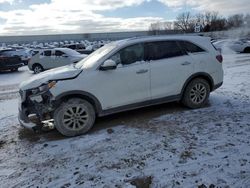 Salvage cars for sale at Davison, MI auction: 2019 KIA Sorento L