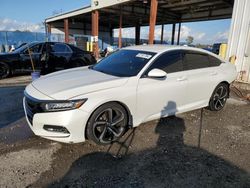 Salvage cars for sale at Riverview, FL auction: 2018 Honda Accord Sport