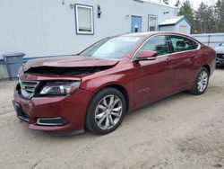 Chevrolet Impala lt Vehiculos salvage en venta: 2016 Chevrolet Impala LT