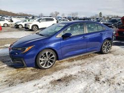 Salvage cars for sale at West Warren, MA auction: 2021 Toyota Corolla SE