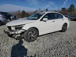 2017 Honda Accord LX en venta en Mebane, NC