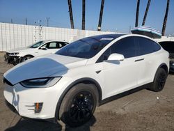 Salvage cars for sale at Van Nuys, CA auction: 2016 Tesla Model X