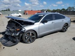 Salvage cars for sale at Homestead, FL auction: 2023 Honda Accord Hybrid Sport