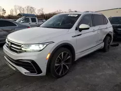 Salvage cars for sale at Spartanburg, SC auction: 2022 Volkswagen Tiguan SEL R-Line