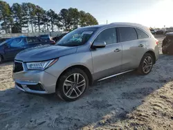 Salvage cars for sale at Loganville, GA auction: 2017 Acura MDX Advance