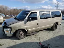 Salvage cars for sale from Copart Mebane, NC: 2011 Ford Econoline E350 Super Duty Wagon