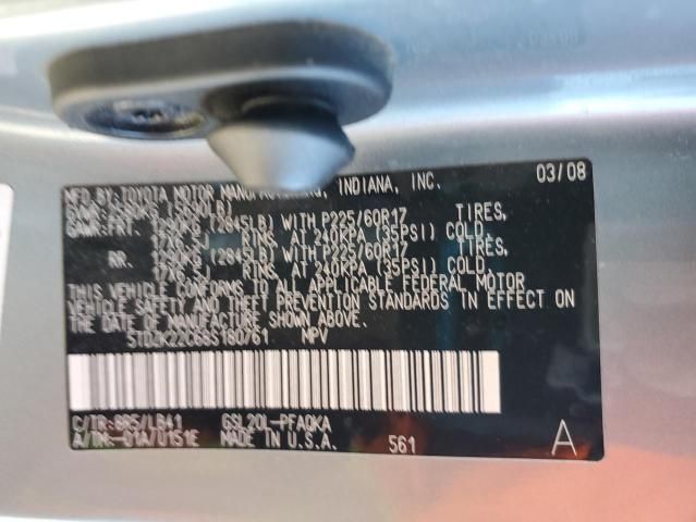 2008 Toyota Sienna XLE