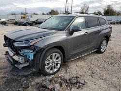 Salvage cars for sale at Oklahoma City, OK auction: 2024 Toyota Highlander Hybrid Limited