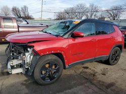 Jeep salvage cars for sale: 2018 Jeep Compass Latitude