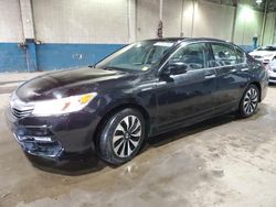 Vehiculos salvage en venta de Copart Woodhaven, MI: 2017 Honda Accord Hybrid