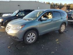 Salvage cars for sale at Exeter, RI auction: 2012 Honda CR-V EXL