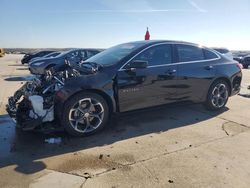 Salvage cars for sale at Grand Prairie, TX auction: 2023 Chevrolet Malibu LT