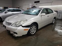 Salvage cars for sale at Elgin, IL auction: 2003 Lexus ES 300