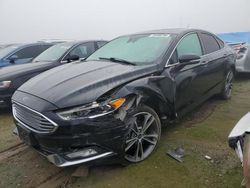 Salvage cars for sale at Fresno, CA auction: 2018 Ford Fusion TITANIUM/PLATINUM