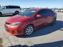 2015 Toyota Corolla L en venta en Grand Prairie, TX