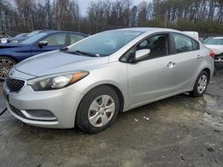 Salvage cars for sale from Copart Cleveland: 2015 KIA Forte LX