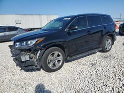 2018 Toyota Highlander Limited en venta en Taylor, TX