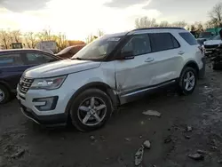 Ford Explorer xlt salvage cars for sale: 2016 Ford Explorer XLT