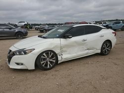 Salvage cars for sale from Copart Houston, TX: 2016 Nissan Maxima 3.5S