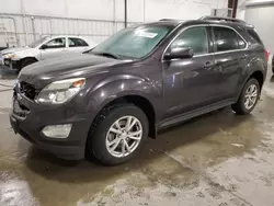 Chevrolet salvage cars for sale: 2016 Chevrolet Equinox LT