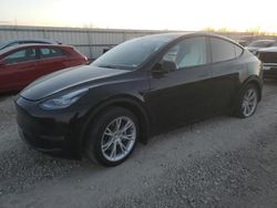 Salvage cars for sale at Kansas City, KS auction: 2021 Tesla Model Y