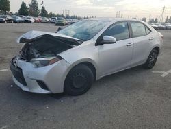 Salvage cars for sale at Rancho Cucamonga, CA auction: 2014 Toyota Corolla L