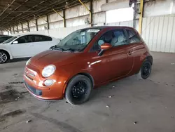 Fiat 500 salvage cars for sale: 2012 Fiat 500 POP