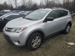 Salvage cars for sale at Waldorf, MD auction: 2015 Toyota Rav4 LE