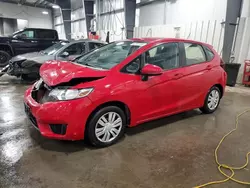 Salvage cars for sale at Ham Lake, MN auction: 2016 Honda FIT LX