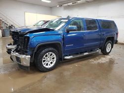 Salvage trucks for sale at Davison, MI auction: 2015 GMC Sierra K1500 SLE