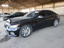 Carros salvage a la venta en subasta: 2017 Infiniti Q50 Premium