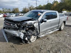 Salvage cars for sale from Copart Savannah, GA: 2021 GMC Sierra K1500 SLT