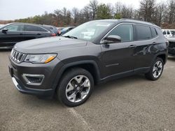 Jeep salvage cars for sale: 2021 Jeep Compass Limited