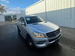 Mercedes-Benz m-Class salvage cars for sale: 2013 Mercedes-Benz ML 350