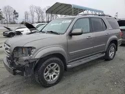 Salvage cars for sale at Spartanburg, SC auction: 2004 Toyota Sequoia Limited