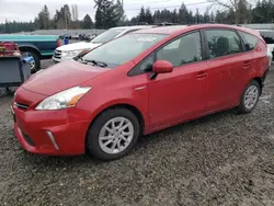 Vehiculos salvage en venta de Copart Graham, WA: 2014 Toyota Prius V