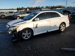 Salvage cars for sale from Copart Pennsburg, PA: 2011 Toyota Corolla Base