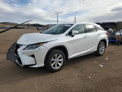 Salvage cars for sale from Copart Colorado Springs, CO: 2016 Lexus RX 350 Base